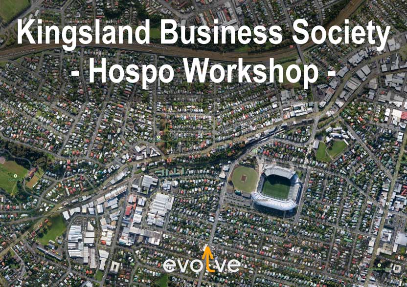 Evolve Marketing Agency client example - Kingsland Business Association planning workshop