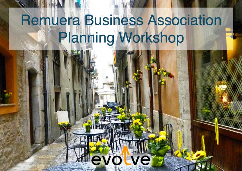 Evolve Marketing Agency client example - Remuera Business Association planning workshop